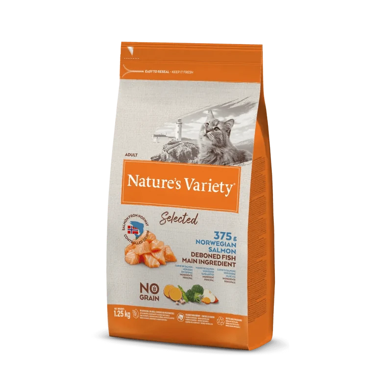 Nature's Variety no grain Cat adult salmone norvegese