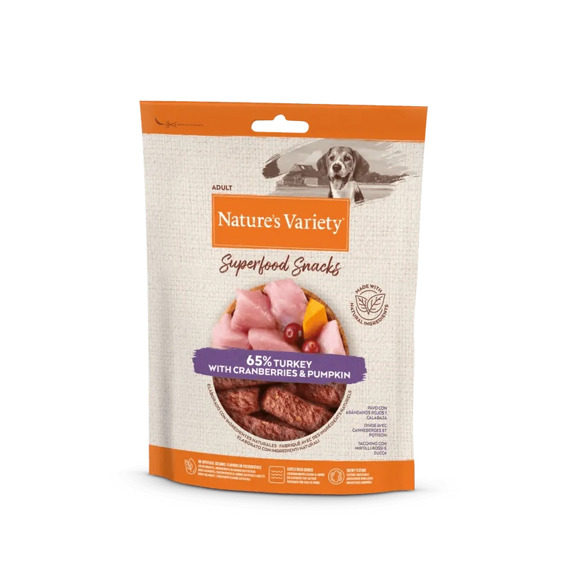 Nature's Variety superfood snacks tacchino
