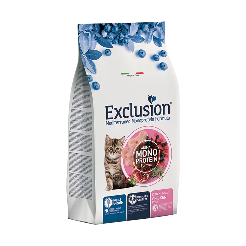 EXCLUSION MEDITERRANEO Monoproteic gatto kitten al pollo