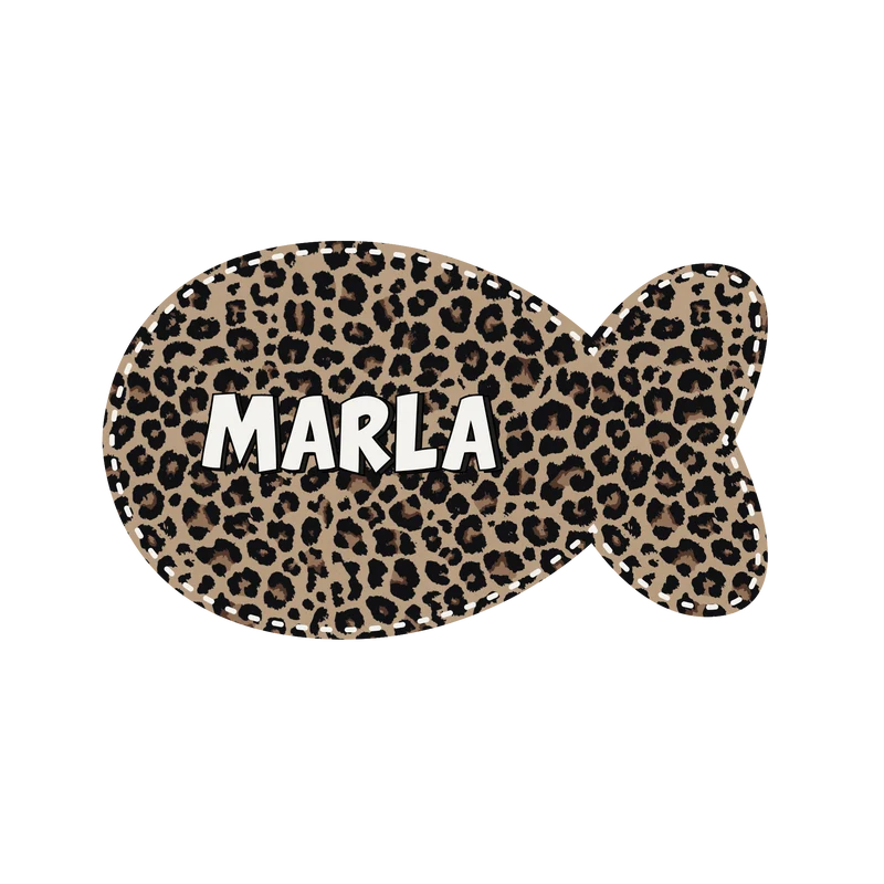 Tappetino per ciotola in vinile personalizzabile Cat