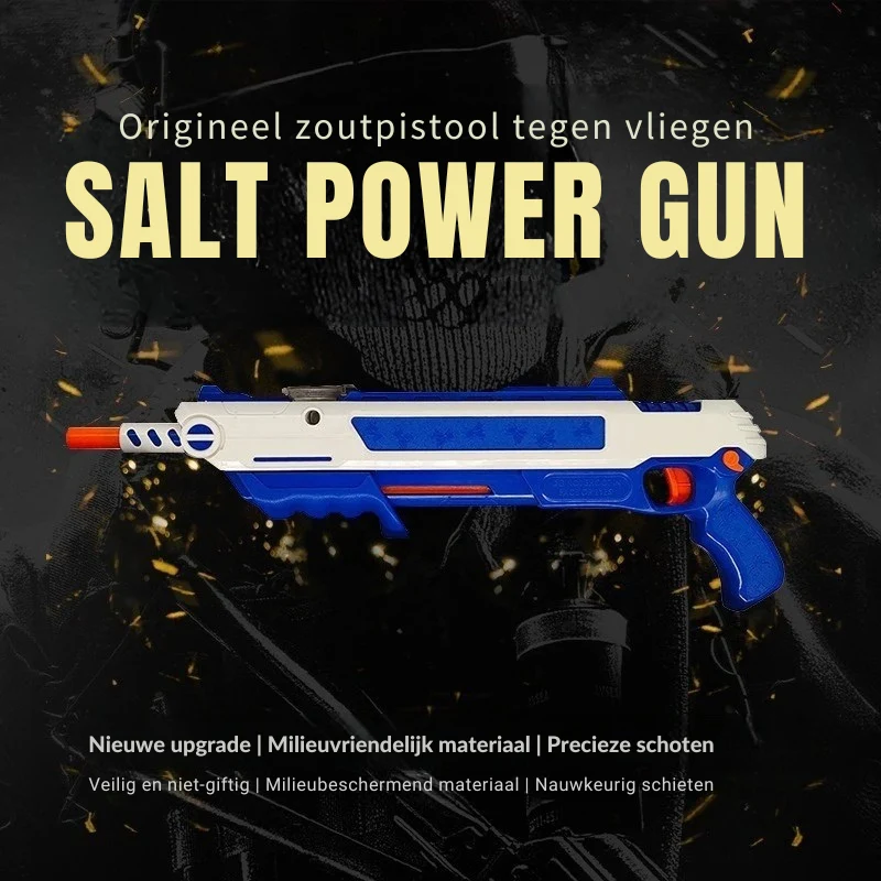 PestBlaster Zoutpistool met Laser – Handmatig & Veilig 5m Bereik
