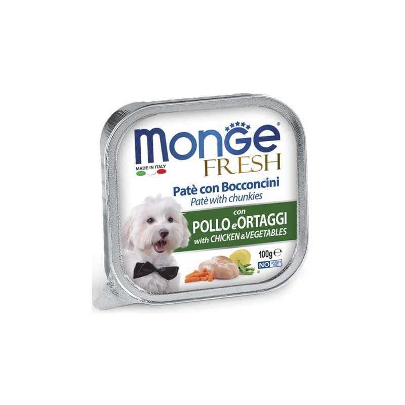 Monge Fresh - Paté e Bocconcini con Pollo e Verdure