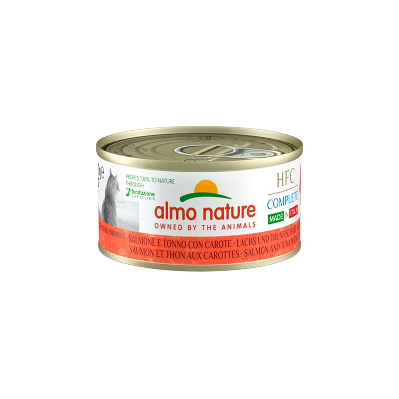 Almo Nature Cat HFC - Complete Adult con salmone, tonno e carote 70g