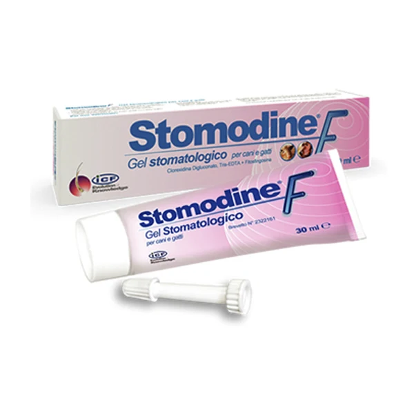 ICF Stomodine F 30ml Gel Stomatologico per Cani e Gatti