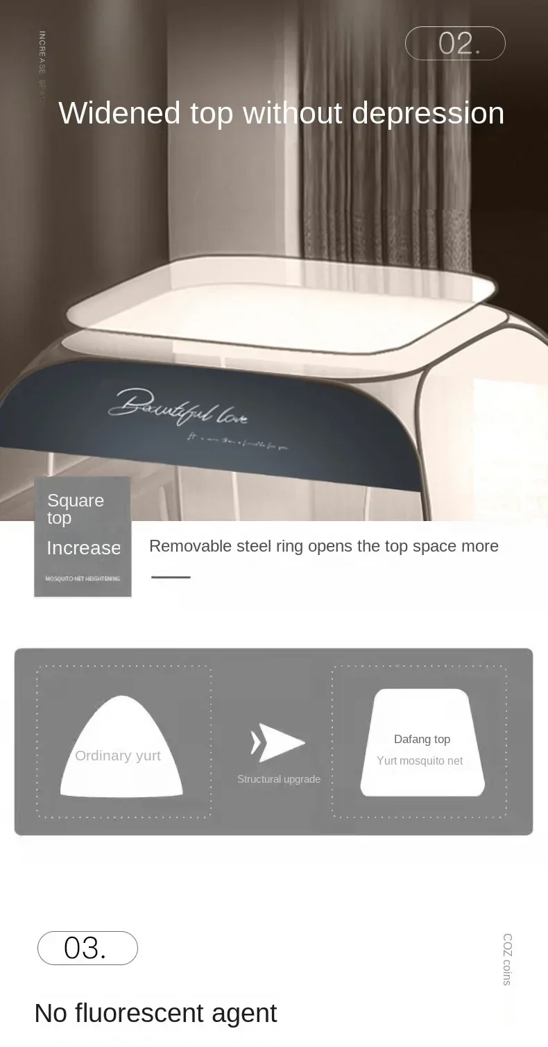 SkyShield Muskietennet – Sterrengrijs, Zonder Installatie, Binnen & Buiten