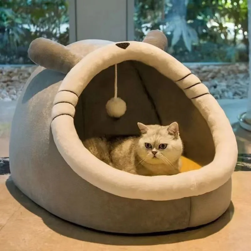 Furora – Kattenhuis Warm & Afneembaar – Voor Katten en Kleine Honden