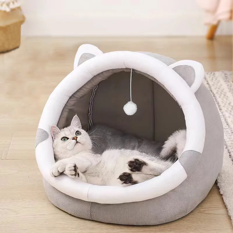 Furora – Kattenhuis Warm & Afneembaar – Voor Katten en Kleine Honden