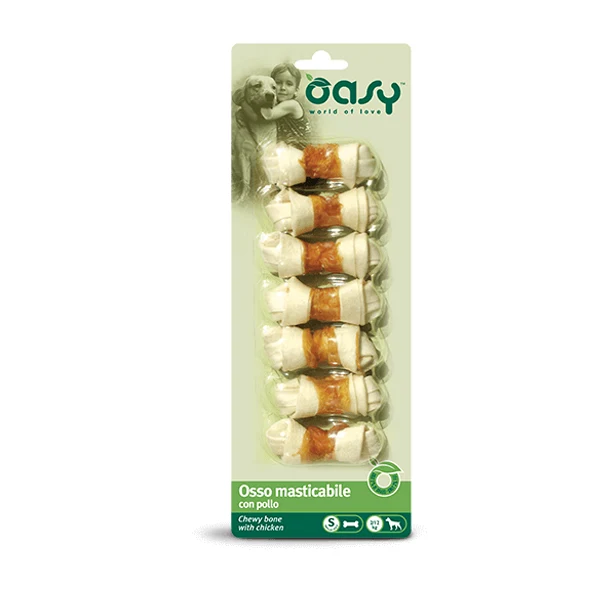 Oasy SNACK - Osso masticabile con Pollo - S