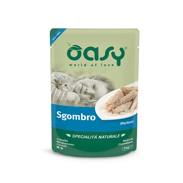 Oasy Umido Gatto SPECIALITÀ NATURALE • Sgombro