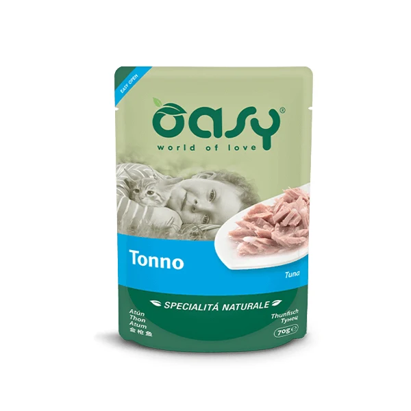 Oasy Umido Gatto SPECIALITÀ NATURALE • Tonno
