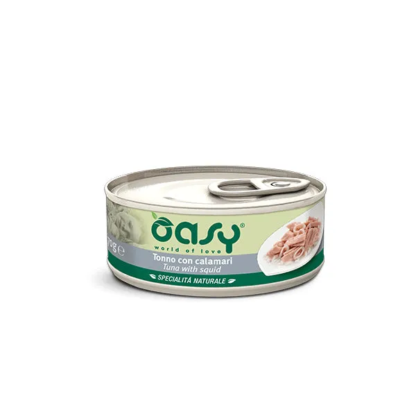 Oasy Umido Gatto SPECIALITÀ NATURALE • Tonno con Calamari