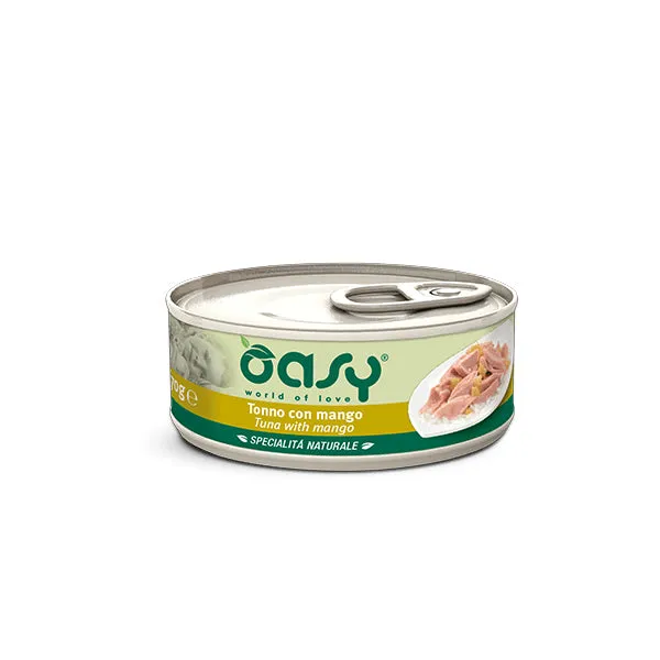 Oasy Umido Gatto SPECIALITÀ NATURALE • Tonno con Mango