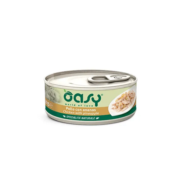 Oasy Umido Gatto SPECIALITÀ NATURALE • Pollo con Ananas