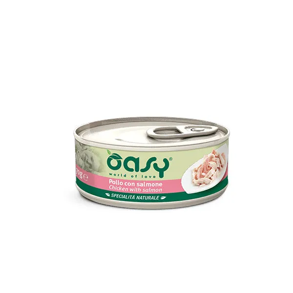 Oasy Umido Gatto SPECIALITÀ NATURALE • Pollo con Salmone