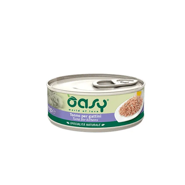 Oasy Umido Gatto SPECIALITÀ NATURALE • Tonno per Gattini
