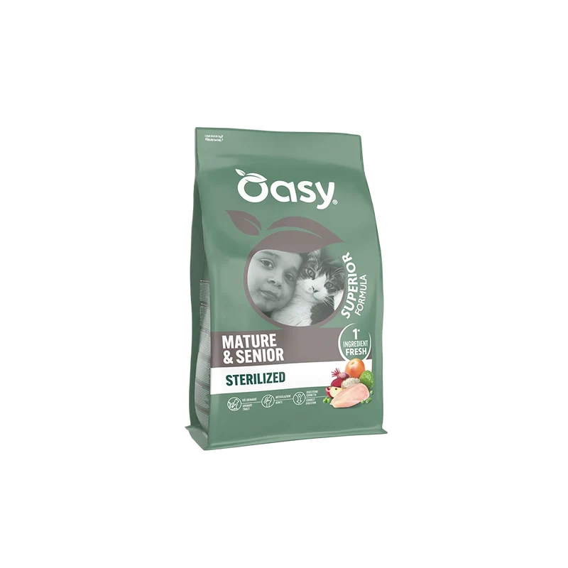 Oasy Gatto Mature & Senior Sterilised Pollo