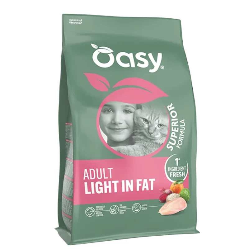 Oasy Gatto Adult Light in Fat Pollo