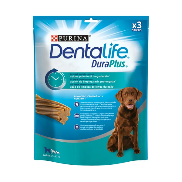 DENTALIFE DURAPLUS Snack cane per l'igiene orale Taglia Large