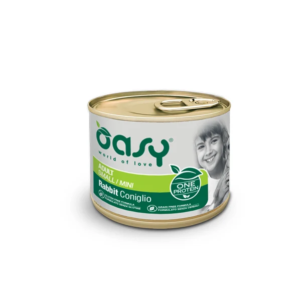 Oasy Umido Cane 200grONE PROTEIN - Adult Small/Mini Coniglio