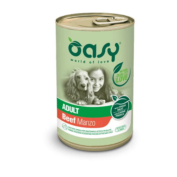 Oasy Dog - Paté Adult Manzo 400g