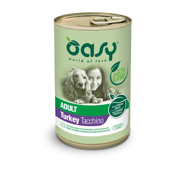 Oasy Dog- Paté Adult Tacchino 400g