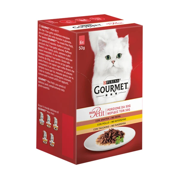 GOURMET Mon Petit Gatto con Anatra, Pollo, Tacchino