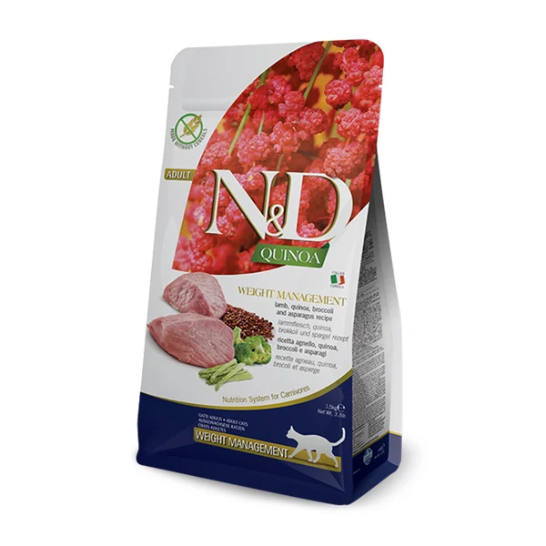Farmina Gatto N&D Quinoa Weight Management Agnello