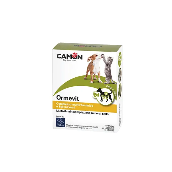 Camon Ormevit 60 Compresse Multivitaminico Per Cani e Gatti