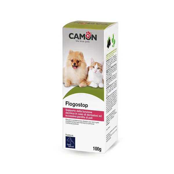 Camon Flogostop Compresse 30cpr per Cani e Gatti, Alimento Complementare per Prurito e Irritazioni Cutanee