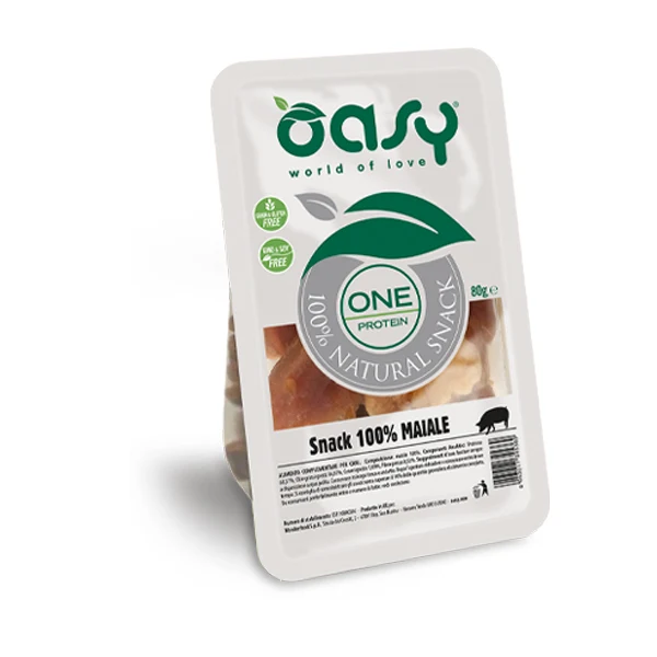 Oasy SNACK NATURALE - One Protein 100% Maiale