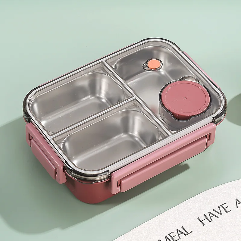 Mealix – RVS lunchbox lekvrij met bestek – voor werk, school en reizen