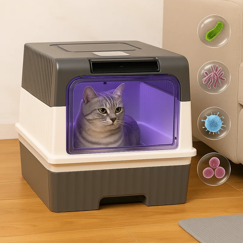 Purrify Haven – Automatische Zelfreinigende Kattenbak met UV-sterilisatie