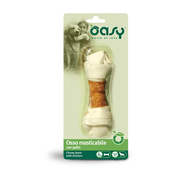 Oasy SNACK - Osso masticabile con Pollo - L
