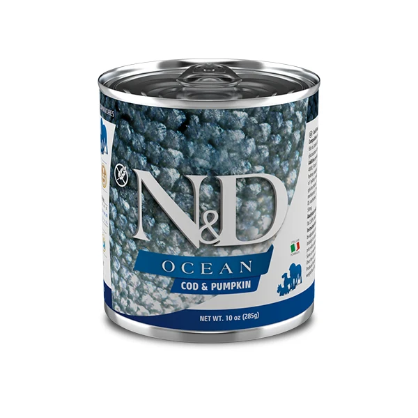 Farmina umido cane N&D Ocean Merluzzo e Zucca 285gr