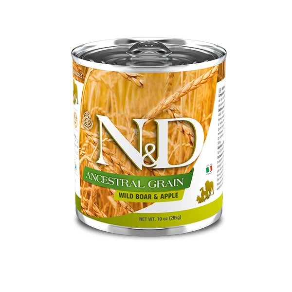 Farmina Umido Cane 285gr N&D Ancestral Grain Cinghiale e Mela