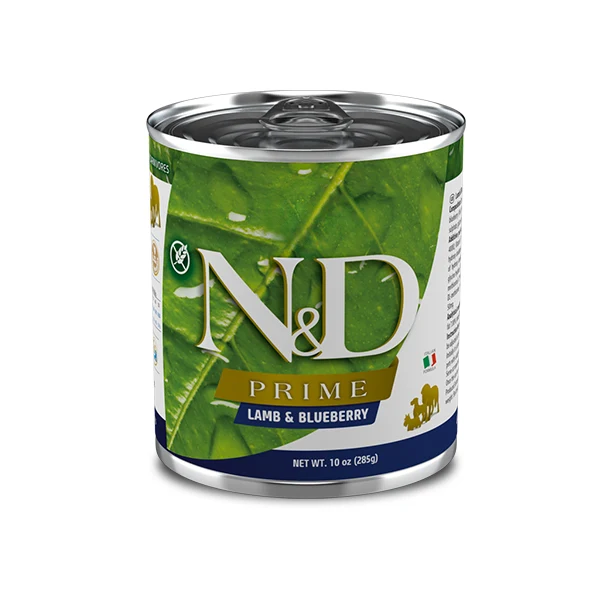 Farmina Umido Cane N&D Prime Agnello & Mirtillo Adult 285gr