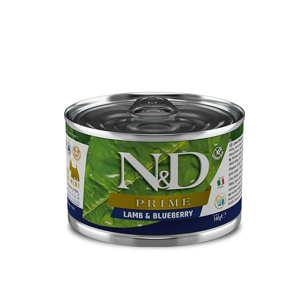 Farmina Umido Cane N&D Prime Agnello & Mirtillo Adult Mini 140gr