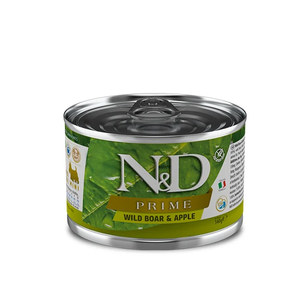 Farmina Umido Cane N&D Prime Cinghiale & Mela Adult Mini 140gr