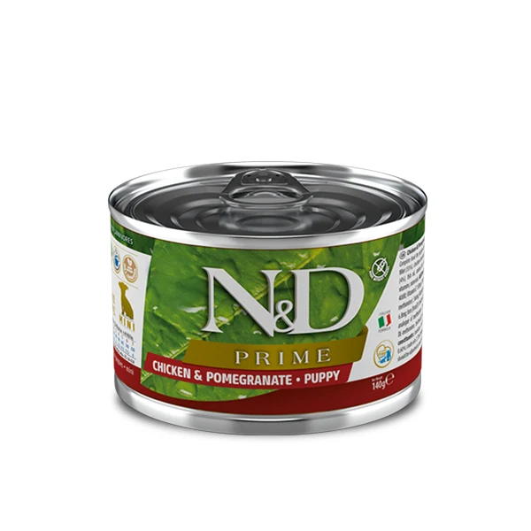Farmina Umido Cane 140gr N&D Prime Pollo & Melograno Puppy Mini