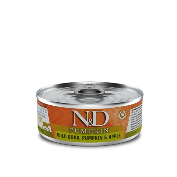 Farmina Umido Gatto N&D Cinghiale, Zucca e Mela