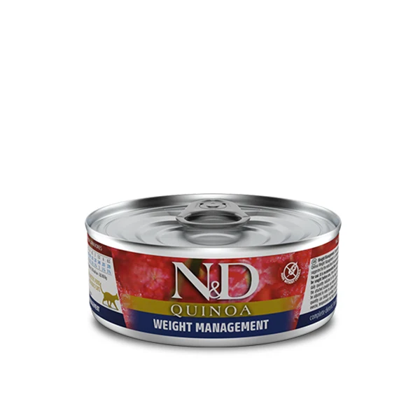 Farmina Umido Gatto N&D Quinoa Weight Management 80g