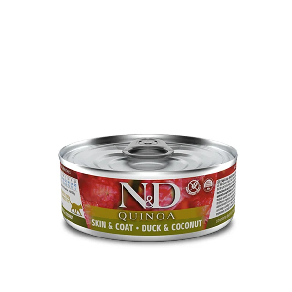 Farmina Umido Gatto N&D Quinoa Skin & Coat - Anatra e Cocco