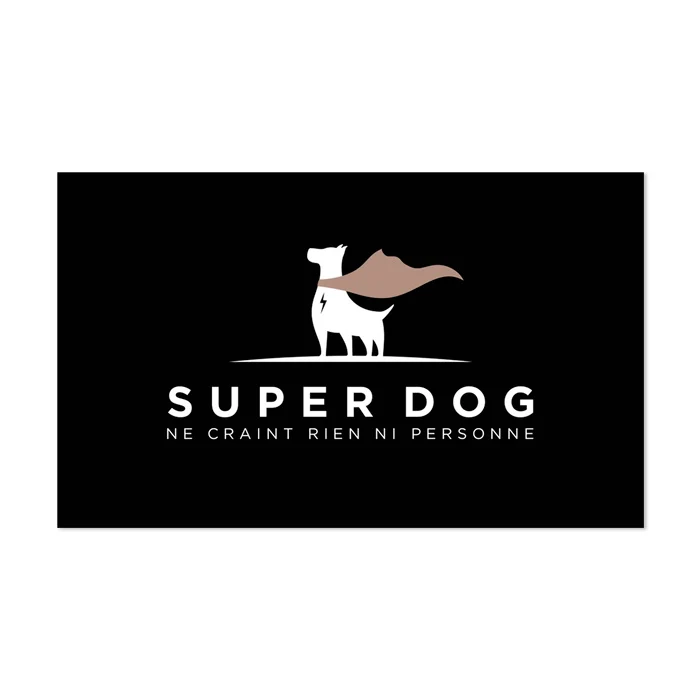 Tappetino per ciotola in vinile Super Dog