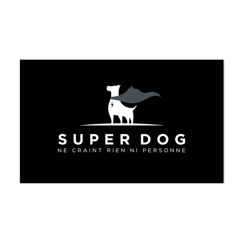 Tappetino per ciotola in vinile Super Dog