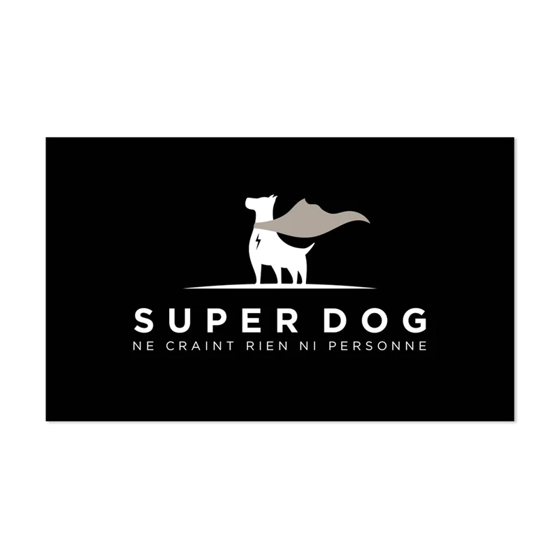 Tappetino per ciotola in vinile Super Dog