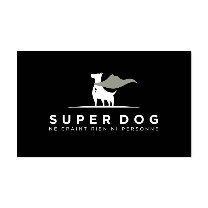 Tappetino per ciotola in vinile Super Dog