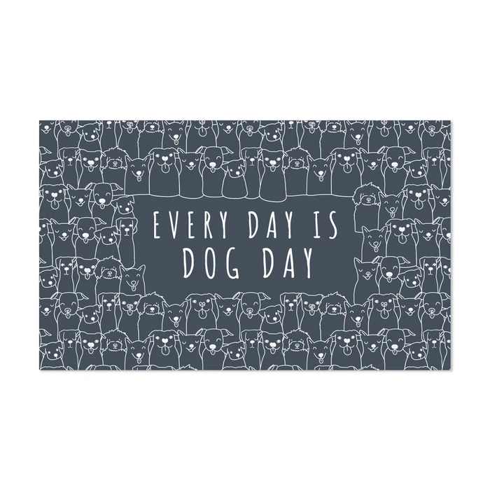 Tappetino per ciotola in vinile Dog Day