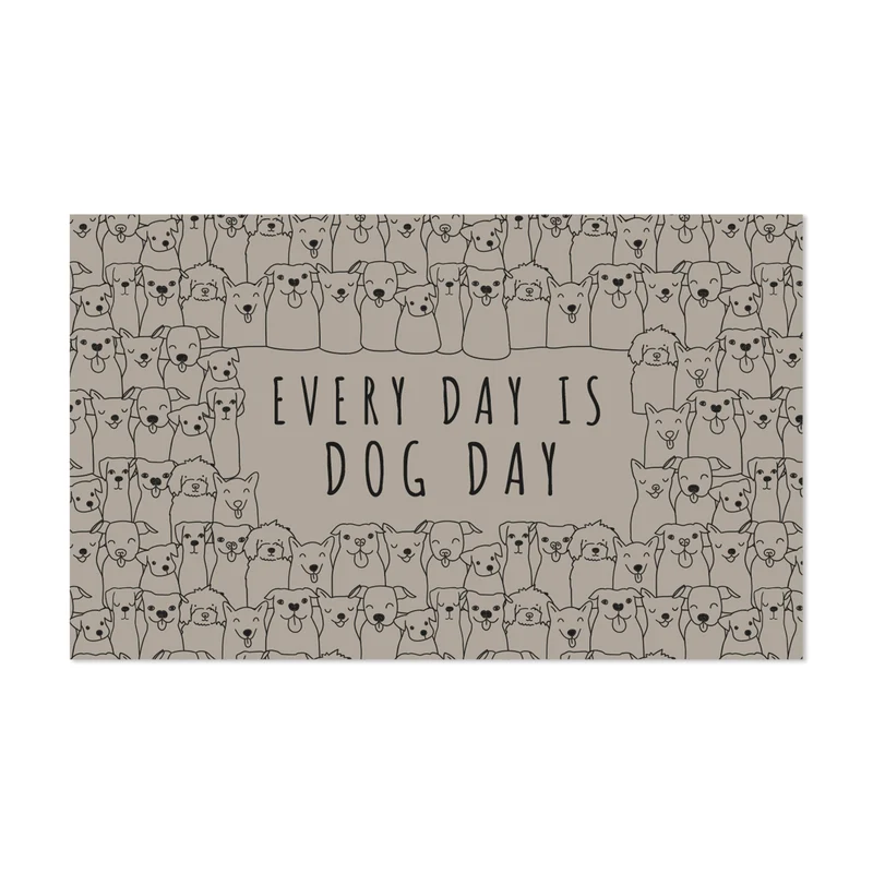 Tappetino per ciotola in vinile Dog Day