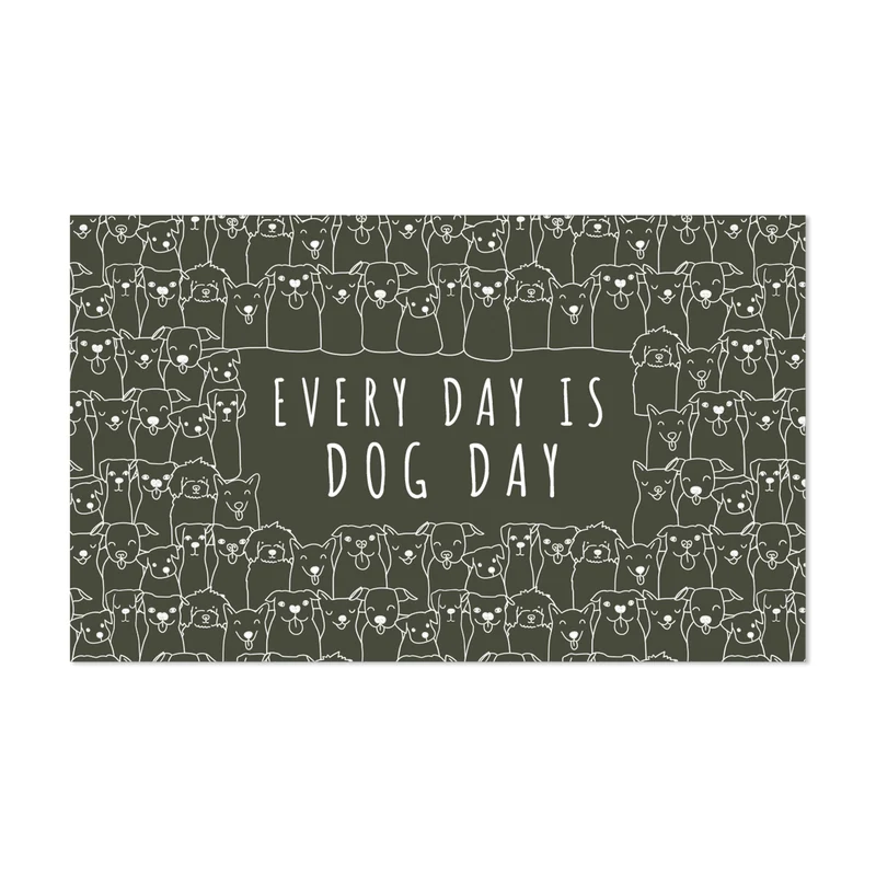 Tappetino per ciotola in vinile Dog Day