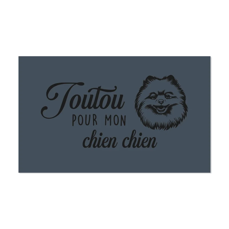 Tappetino per ciotola in vinile Toutou
